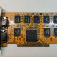 Scheda video PCB DVR-9018 Tundra Techwell TW6802B