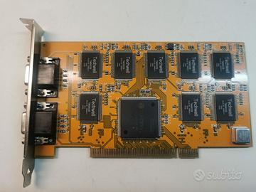 Scheda video PCB DVR-9018 Tundra Techwell TW6802B