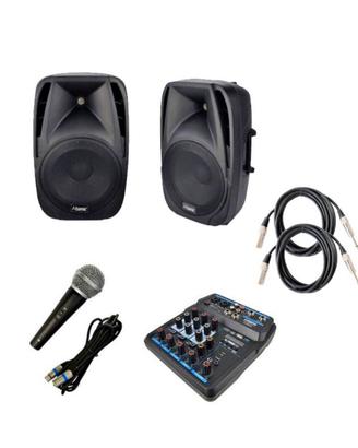 Karaoke starter pro 2 nuovo cassa mixer microfono