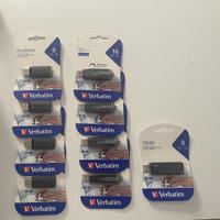 pen drive verbatim 8GB 16GB chiave usb pinstripe