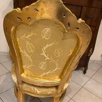 sedia stile barocco
