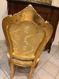 sedia stile barocco
