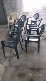 Sedie in plastica