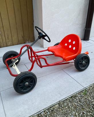 Auto a pedali gokart Ampatoys anni 70