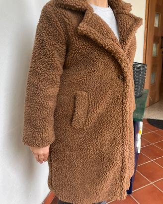 Cappotto effetto teddy