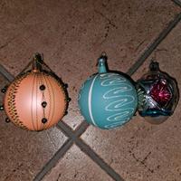 Palle di Natale in vetro soffiato anni 60