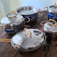 PENTOLE INOXPRAN DIETETIC 18/21  SET DI 11 PEZZI