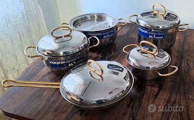 PENTOLE INOXPRAN DIETETIC 18/21  SET DI 11 PEZZI