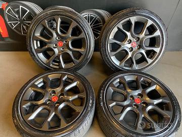 Cerchi e gomme 17 fiat 124 abarth