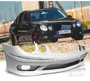 PARAURTI ANTERIORE PER MERCEDES W211 02-06 LOOK AM