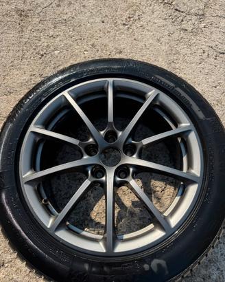 Set 4 cerchi in lega 17” alfa romeo giulia gommati