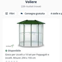 Voliera 10 lati misura 294x155