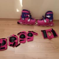 Pattini in linea per bambina