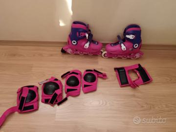 Pattini in linea per bambina
