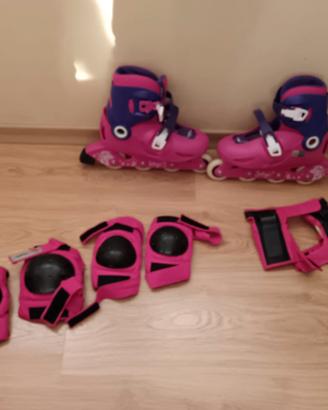 Pattini in linea per bambina