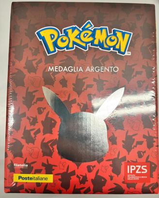 Collezionismo  - moneta argento Pokemon