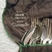 posate Christofle in arg 800 con stemma nobiliare