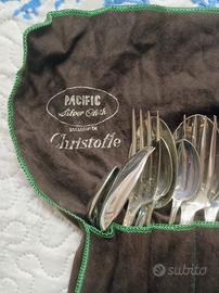 posate Christofle in arg 800 con stemma nobiliare