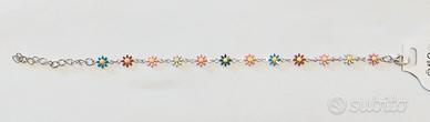 Bracciale o cavigliera fiorellini