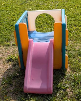 gioco palestra-scivolo bimbo 1-3 anni