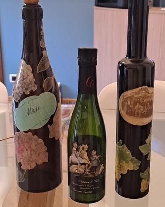 Bottiglie vuote da collezione 