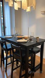 Set completo tavolo + 4 sedie IKEA NORDVIKEN