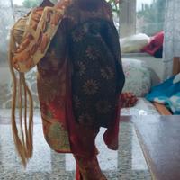 Bambola Giapponese Vintage Carillon Kimono Geisha 