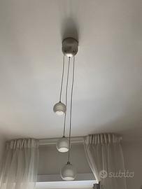 Lampadario con faretti
