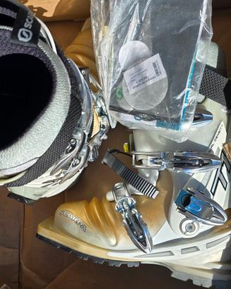 Scarponi sci telemark 75mm Scarpa t1 n.37 donna