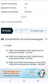 Dischi freni Bosh bd125o