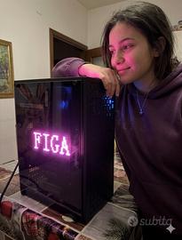 PC Gaming con Display LED UNICO 🎮 I5 + RX550