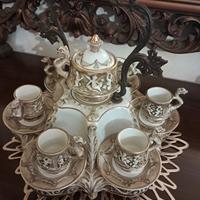 servizio da caffè  capodimonte barocco anni 70