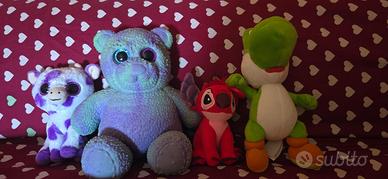 Lotto 4 peluche