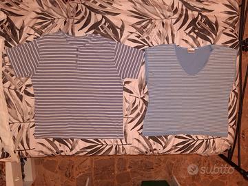 2 Maglie T-Shirt Donna Signora Tg. L Liz Claiborne
