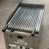 FRY TOP Griglia a pietra lavica Fimar a gas