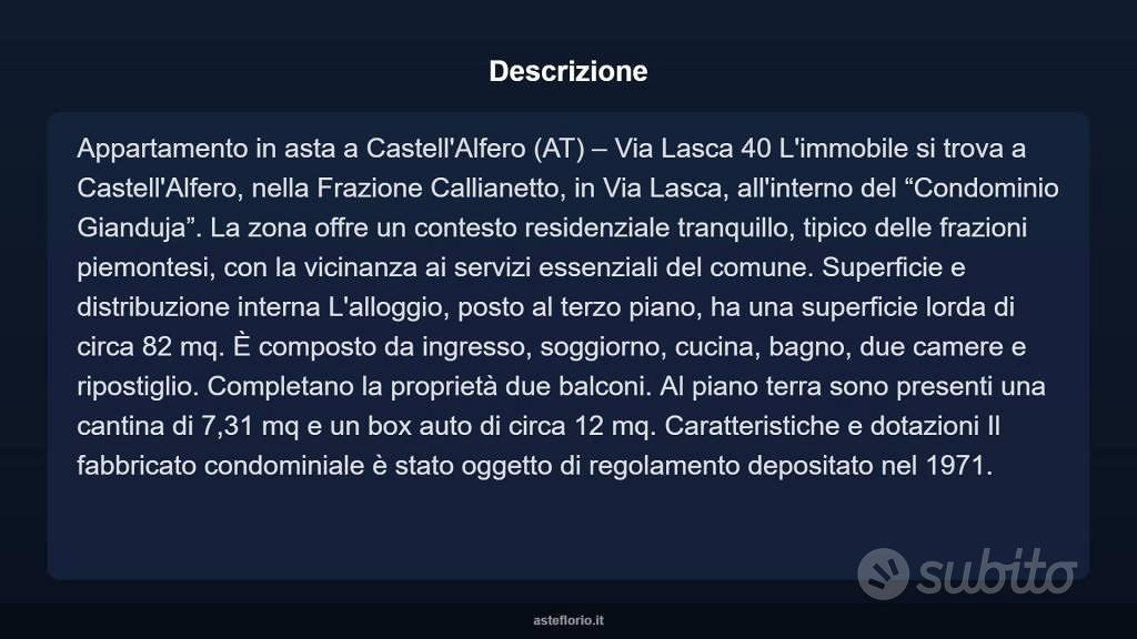 Appartamento – Castell' Alfero, Callianetto - Vista 3