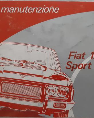 Fiat 124 coupé serie 3 Libretto uso/manutenz.LEGGI
