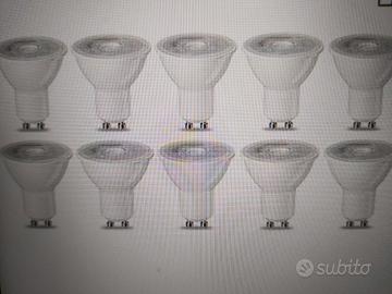 Confezione da 10 faretti LED GU10, 4.7 W