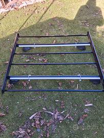 Portapacchi in metallo + barre orizzontali in all.