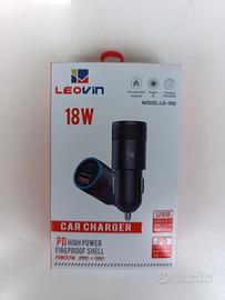 Leovin caricabatterie rapido 18w