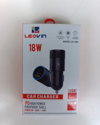 Leovin caricabatterie rapido 18w