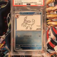 Pokemon card Glaceon Yu Nagaba PSA9