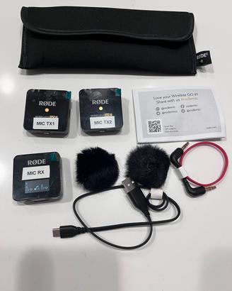 Microfono wireless Rode Wireless Go II