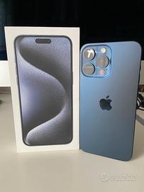 Iphone 15 pro max blu 255 gb