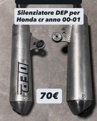 scarico DEP per honda cr 125 anno 2000-2001