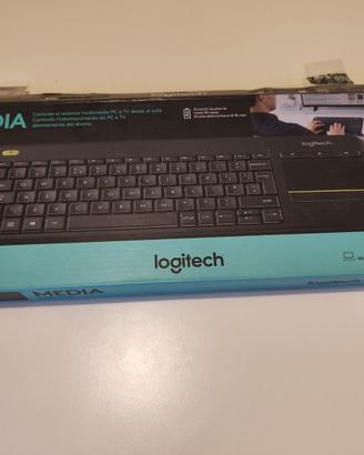 Logitech K400 Plus Tastiera wireless mai usata.
