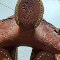 Sella Cavallo Western TEXTAN lavorata a mano