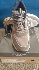 SCARPE LUMBERJACK  ROLAND GREY NAVY BLUE N. 43