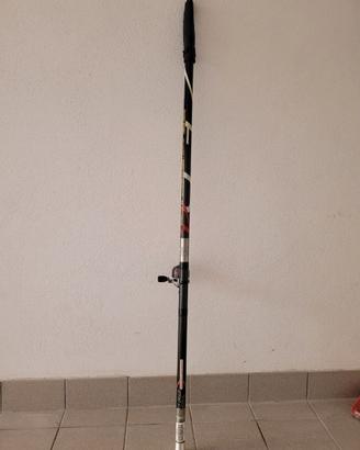 Canna da pesca spinning / lancio con mulinello