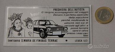 Adesivo preghiera dell'autista per auto d'epoca